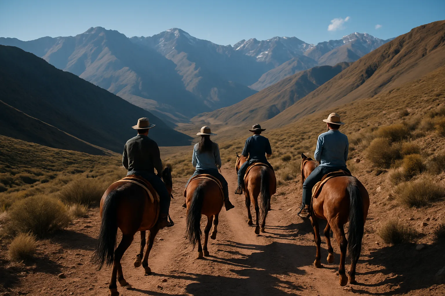 Cabalgatas por la montaña mendocina: rutas, duración y consejos para disfrutar los Andes