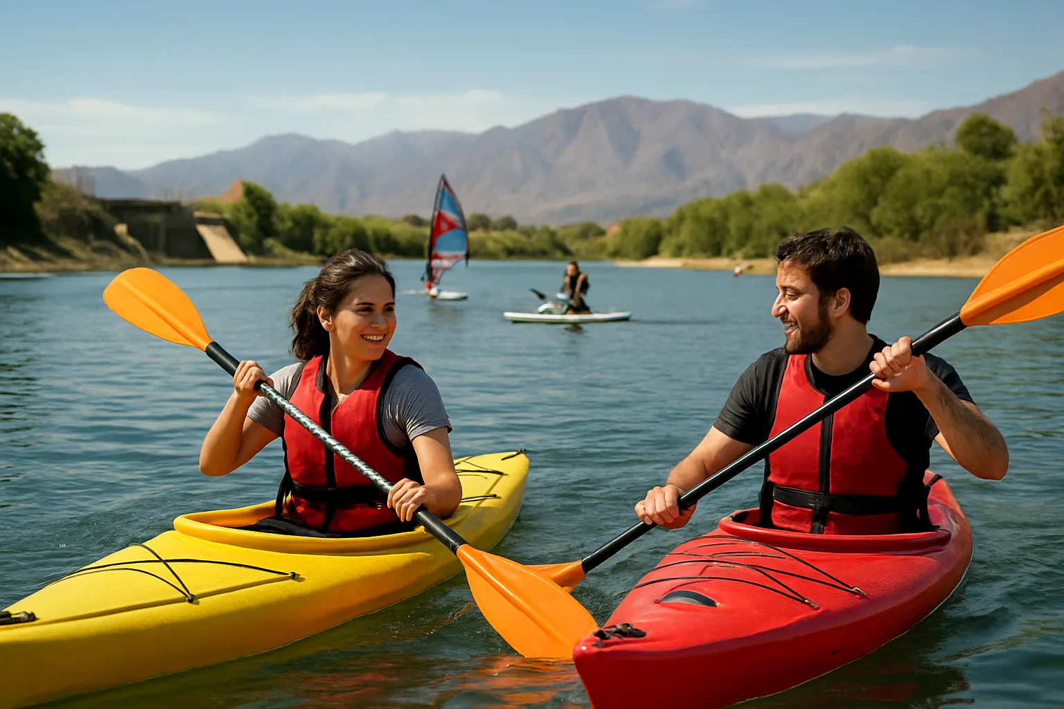Kayak y deportes acuáticos en los diques de Mendoza: guía práctica para disfrutar