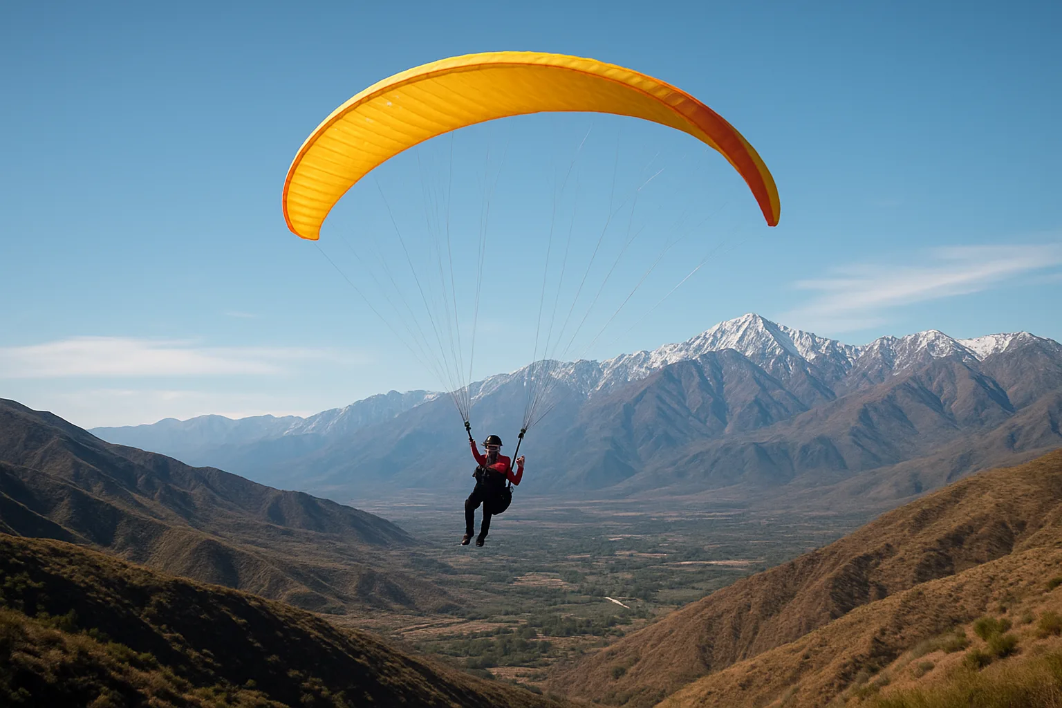 Parapente en Mendoza: mejores lugares para volar y qué esperar de la experiencia